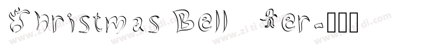 Christmas Bell   Per字体转换